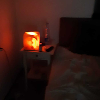 תמונת מנורת מלח מבית לקוח