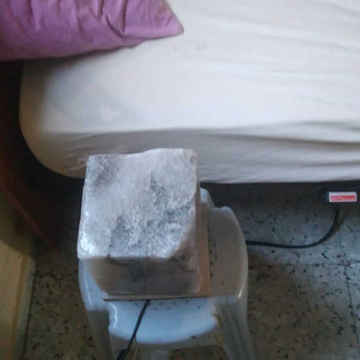 תמונת מנורת מלח מבית לקוח