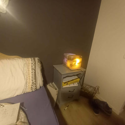תמונת מנורת מלח מבית לקוח