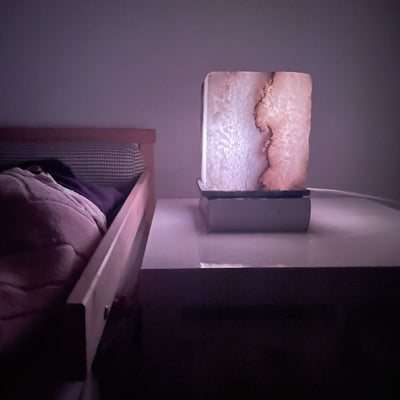 תמונת מנורת מלח מבית לקוח