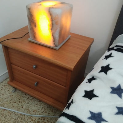 תמונת מנורת מלח מבית לקוח