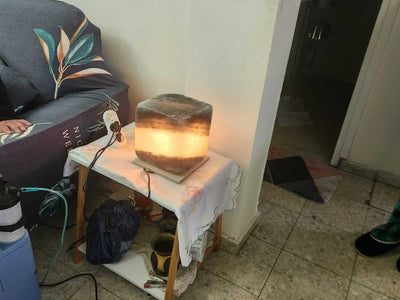 תמונת מנורת מלח מבית לקוח